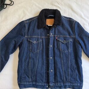 Levi’s Men’s Sherpa Jacket - Denim